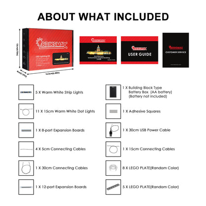 Light Kit For United States Capitol 21030