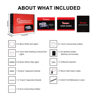 Briksmax Light Kit For Trafalgar Square 21045