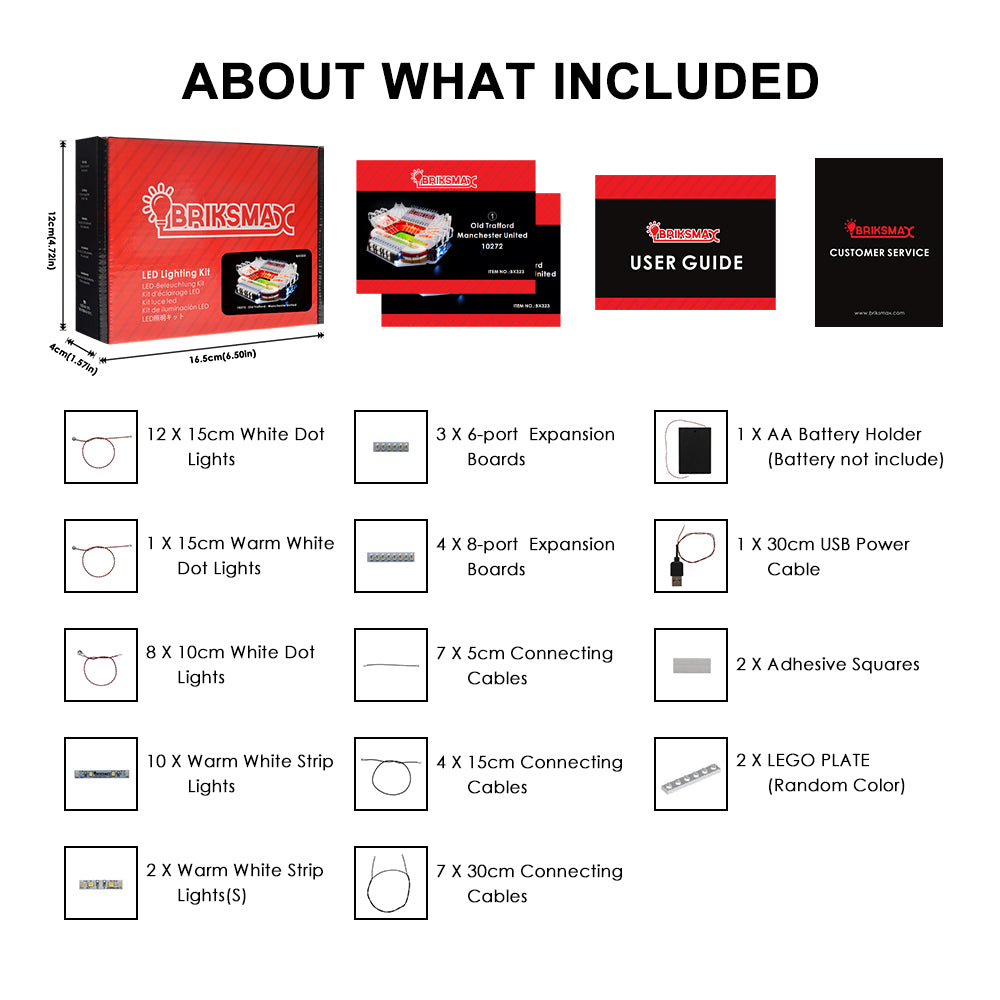 Briksmax Light Kit For Old Trafford - Manchester United 10272