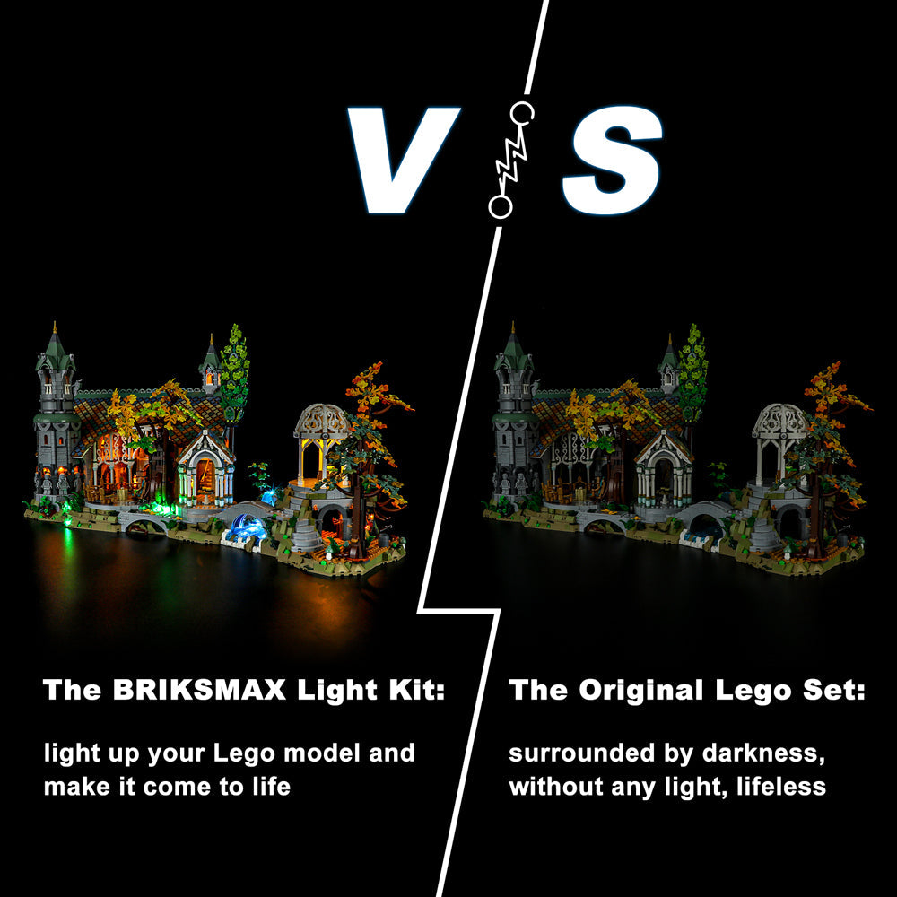 Briksmax Light Kit For THE LORD OF THE RINGS: RIVENDELL™ 10316