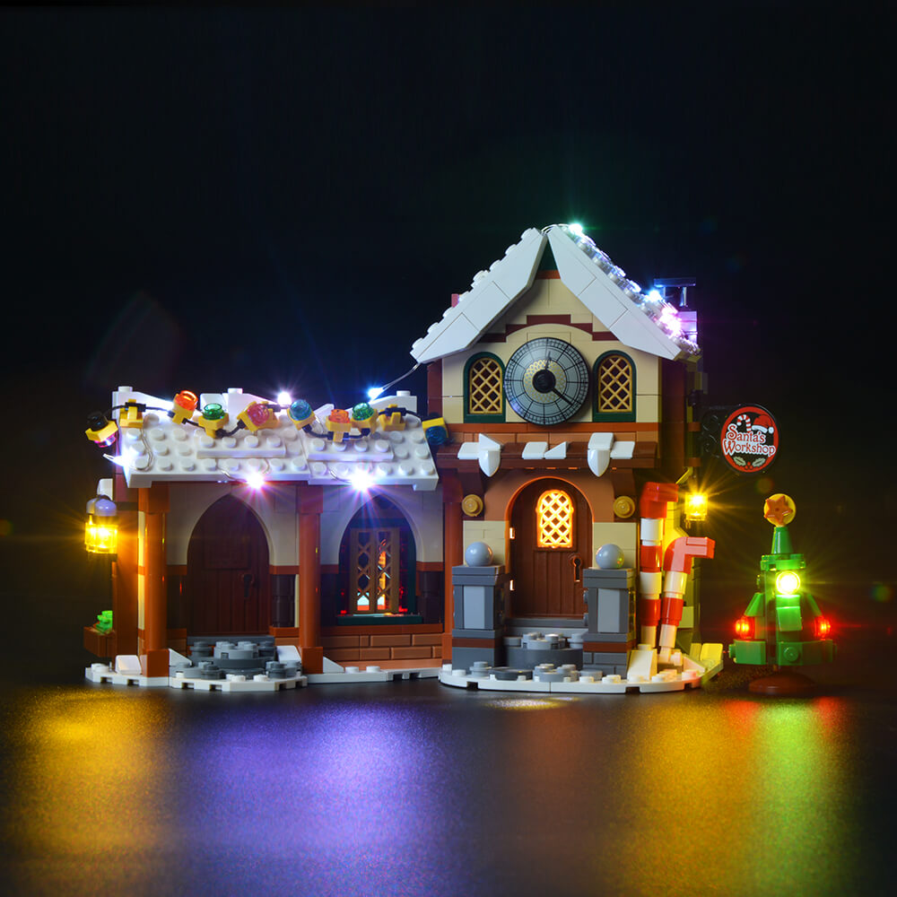 Briksmax Light Kit For Santa's Workshop 10245