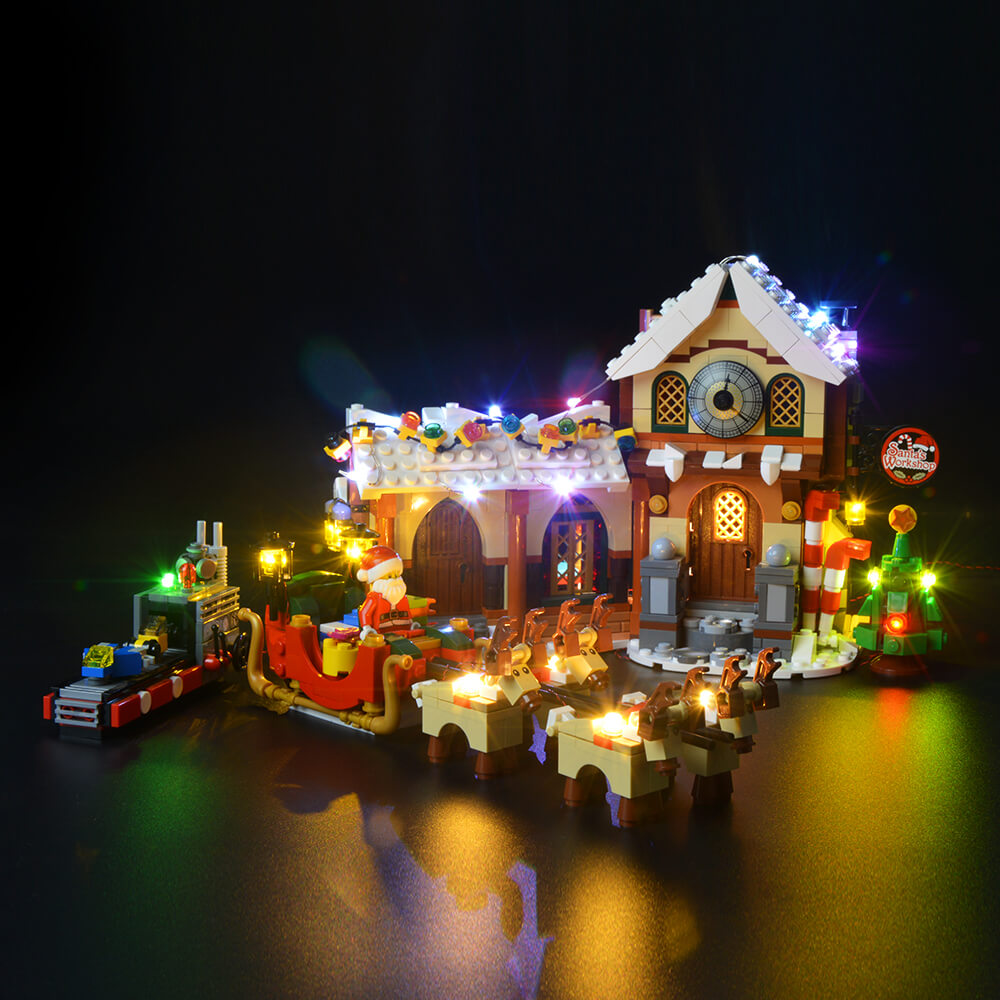 Briksmax Light Kit For Santa's Workshop 10245