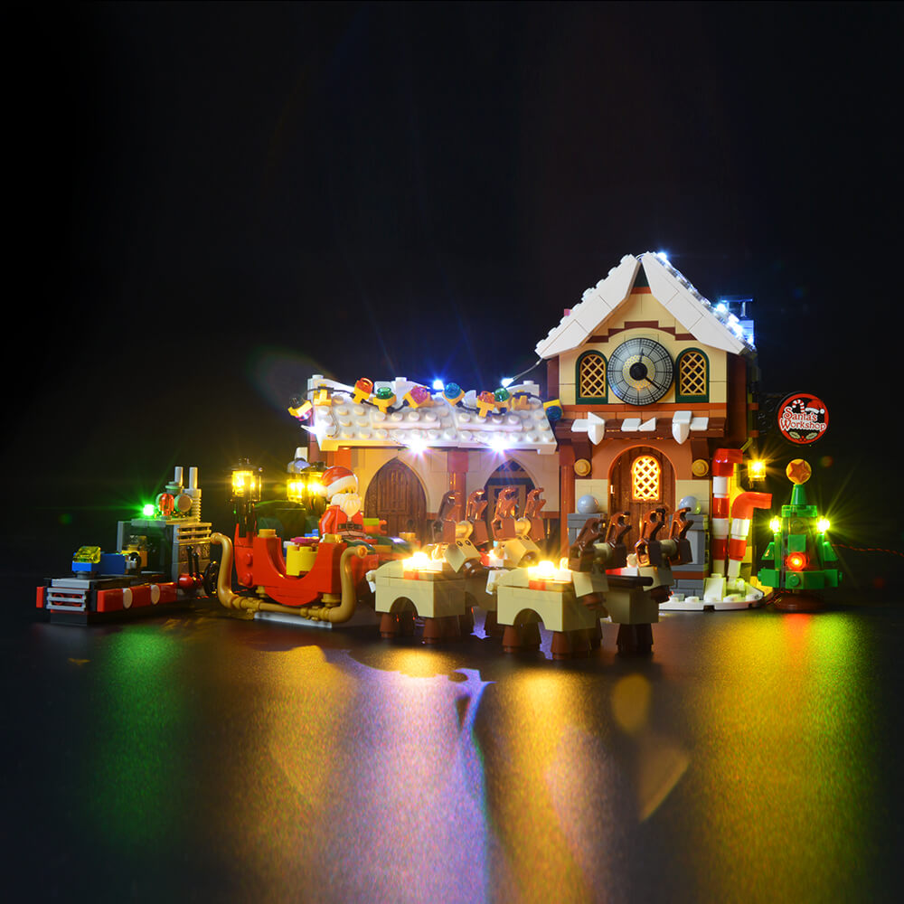 Briksmax Light Kit For Santa's Workshop 10245