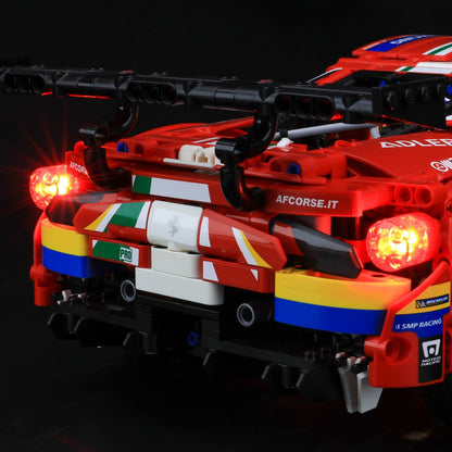 add led lights to Ferrari 488 GTE “AF Corse #51” 42125