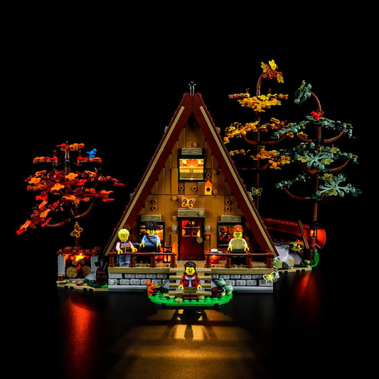 Lego A-Frame Cabin 21338 light kit