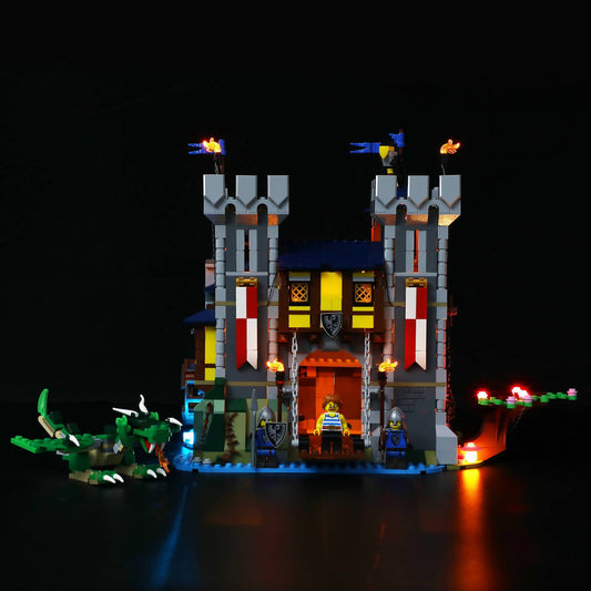 light up lego creator castle 31120