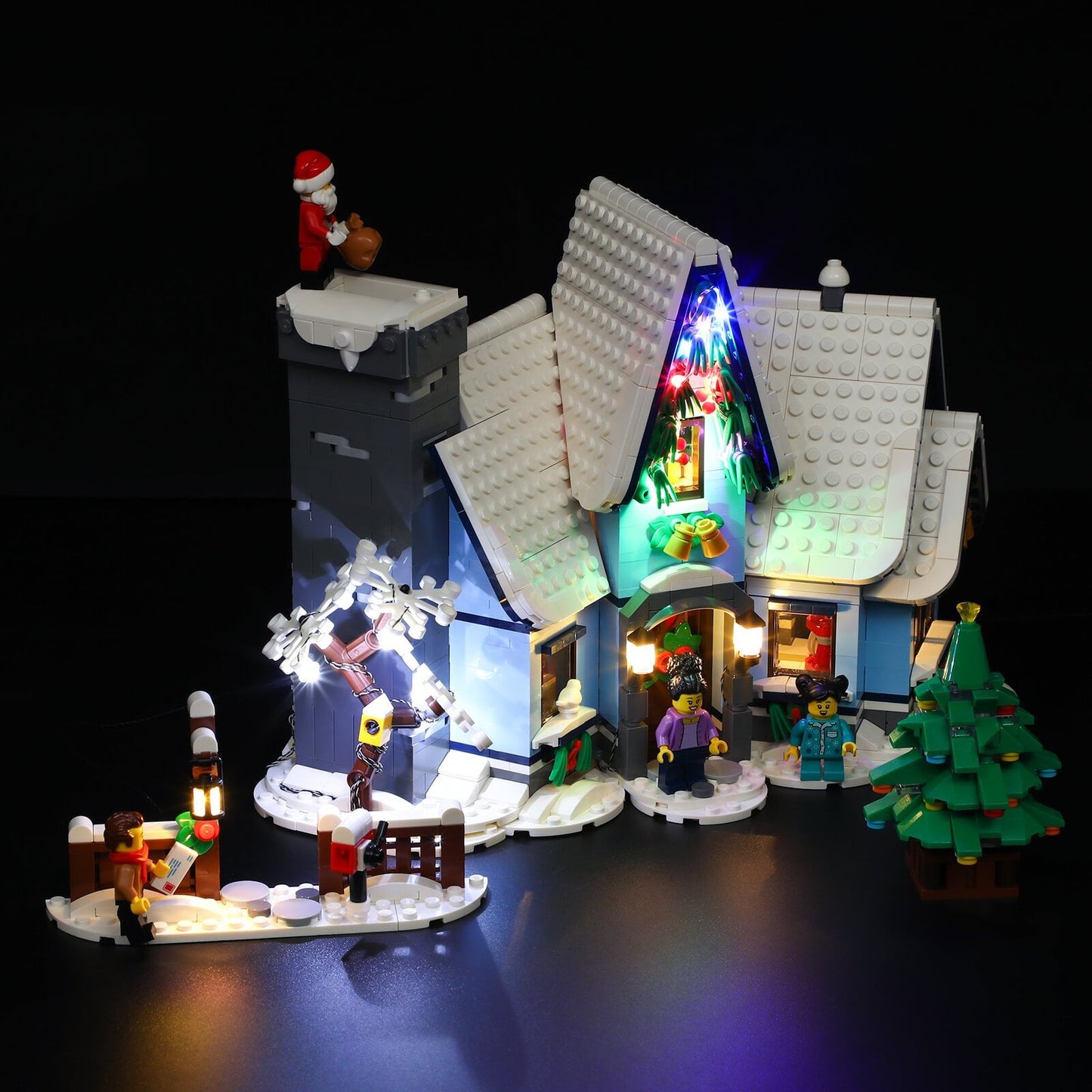 light up LEGO® Santa’s Visit 10293