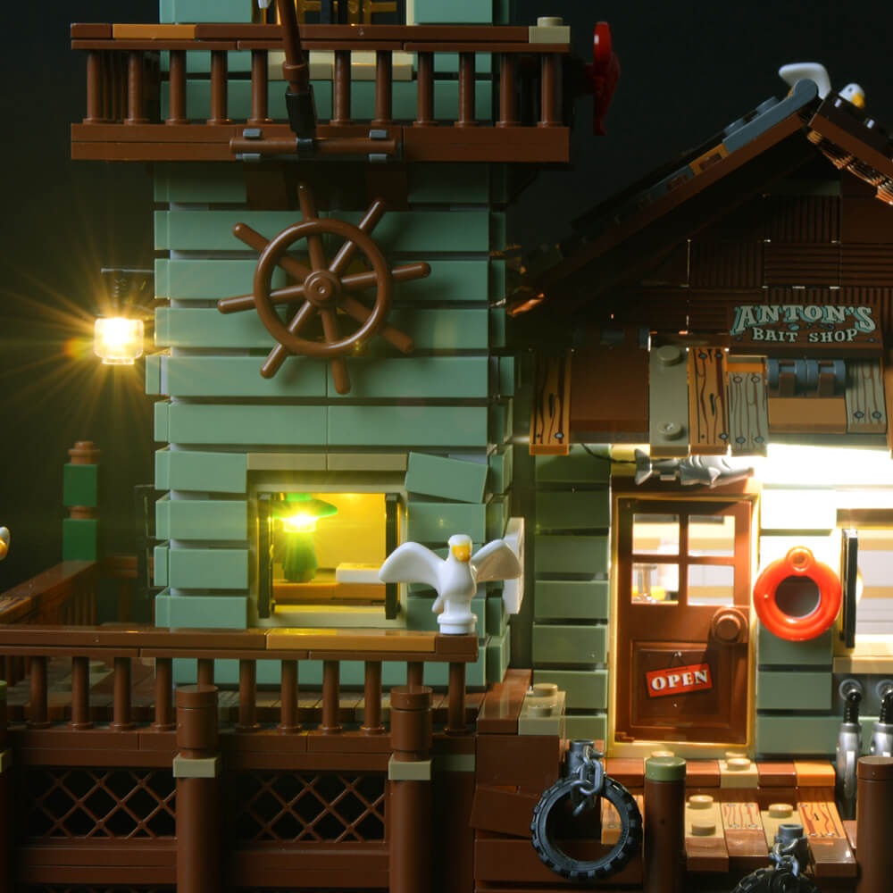 Lego Light Kit For Old Fishing Store 21310  BriksMax