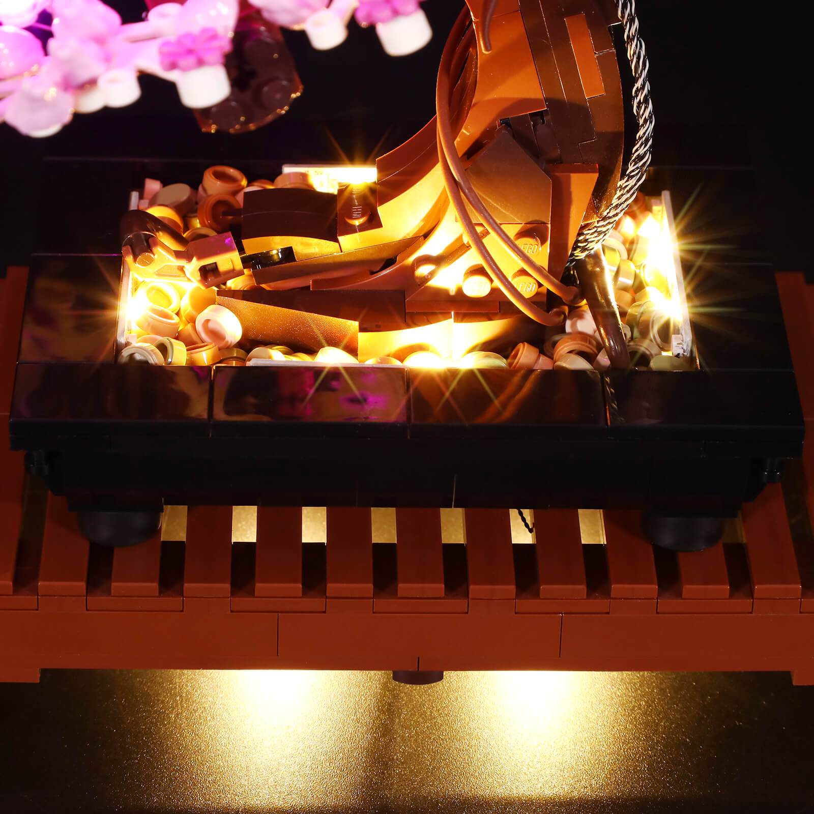 lights for lego bonsai tree Light Kit For Lego Bonsai Tree 10281(Pink Blossoms) – Briksmax