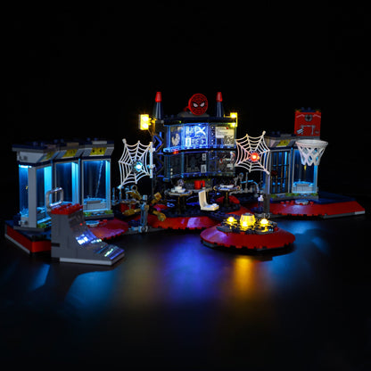 add led lights to lego attack on the spider lair
