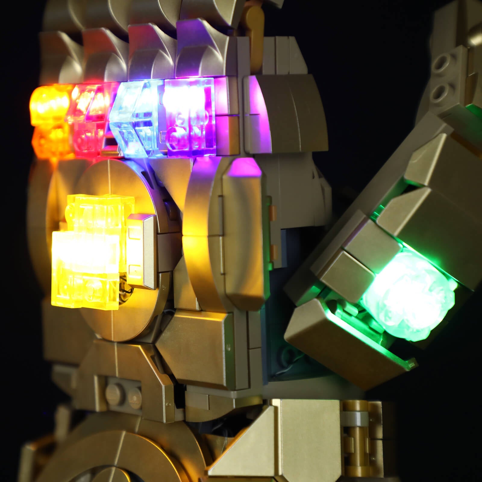 lego infinity handschuh beleuchtung Compatible Light Kit For Lego Infinity Gauntlet 76191 – Briksmax