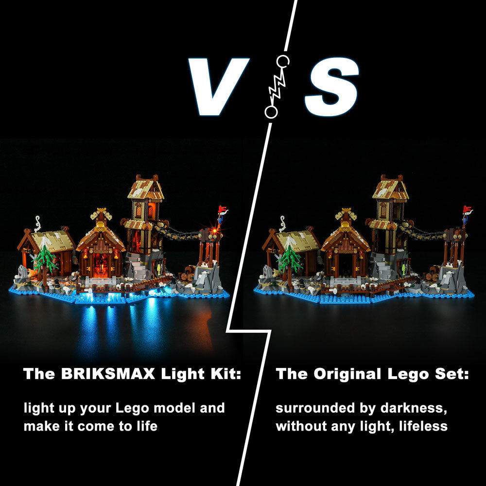 Briksmax Light Kit For LEGO® Viking Village 21343