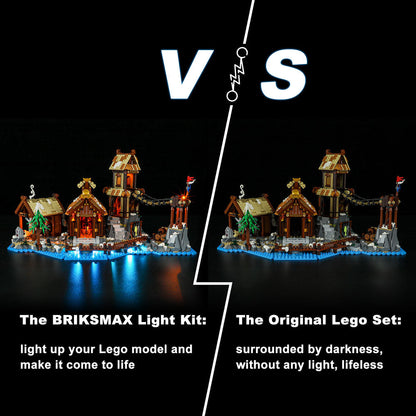 Briksmax Light Kit For LEGO® Viking Village 21343
