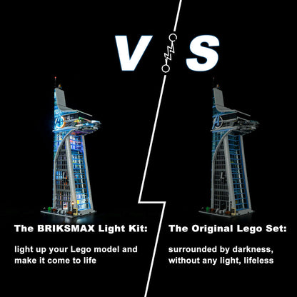 BriksMax Light Kit For Avengers Tower 76269