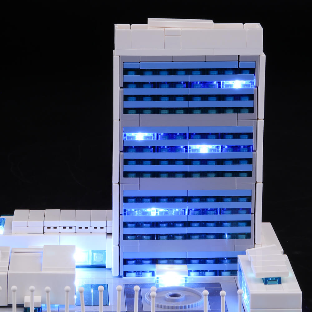 Lego Light Kit For United Nations Headquarters 21018  BriksMax