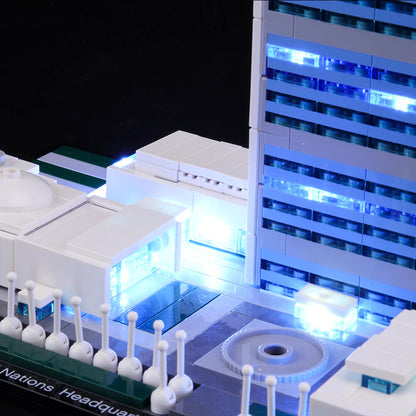 Lego Light Kit For United Nations Headquarters 21018  BriksMax