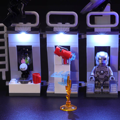 Lego Light Kit For Iron Man Hall of Armor 76125  BriksMax