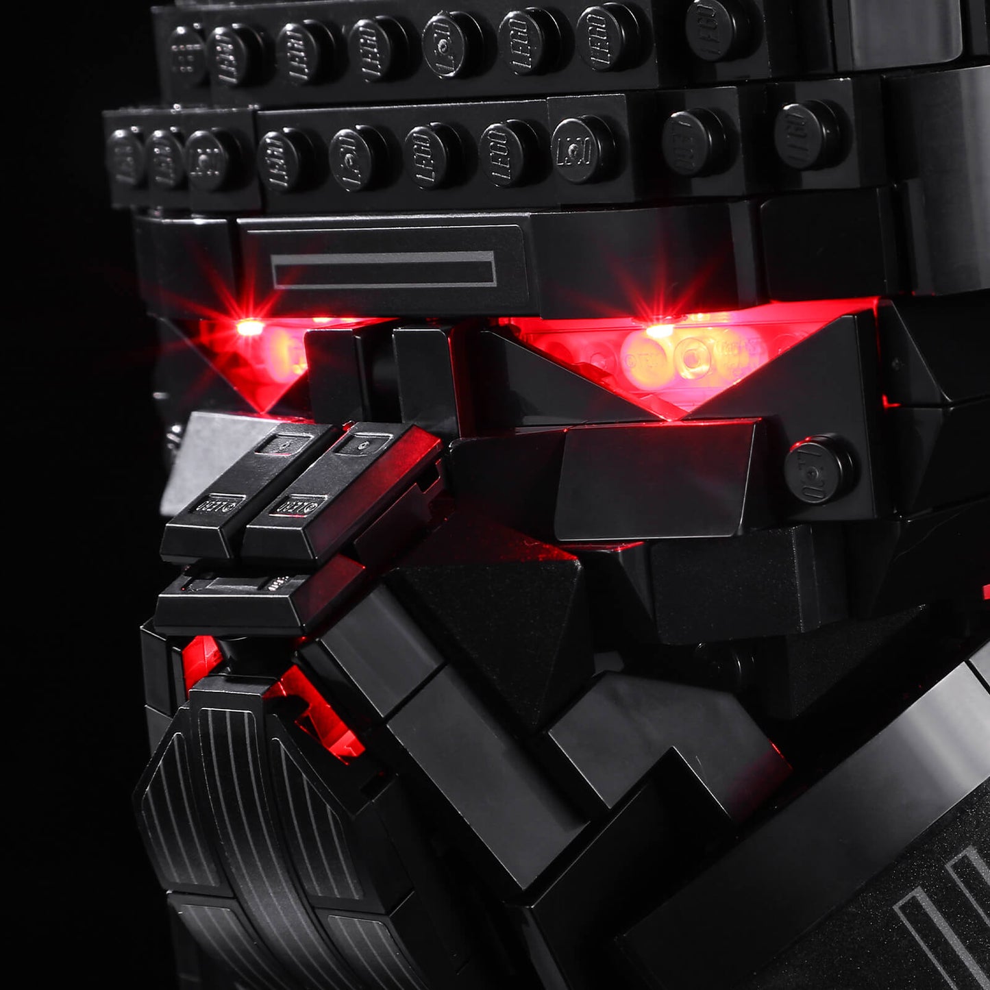 Lego Dark Trooper Helmet 75343 red lighting eye