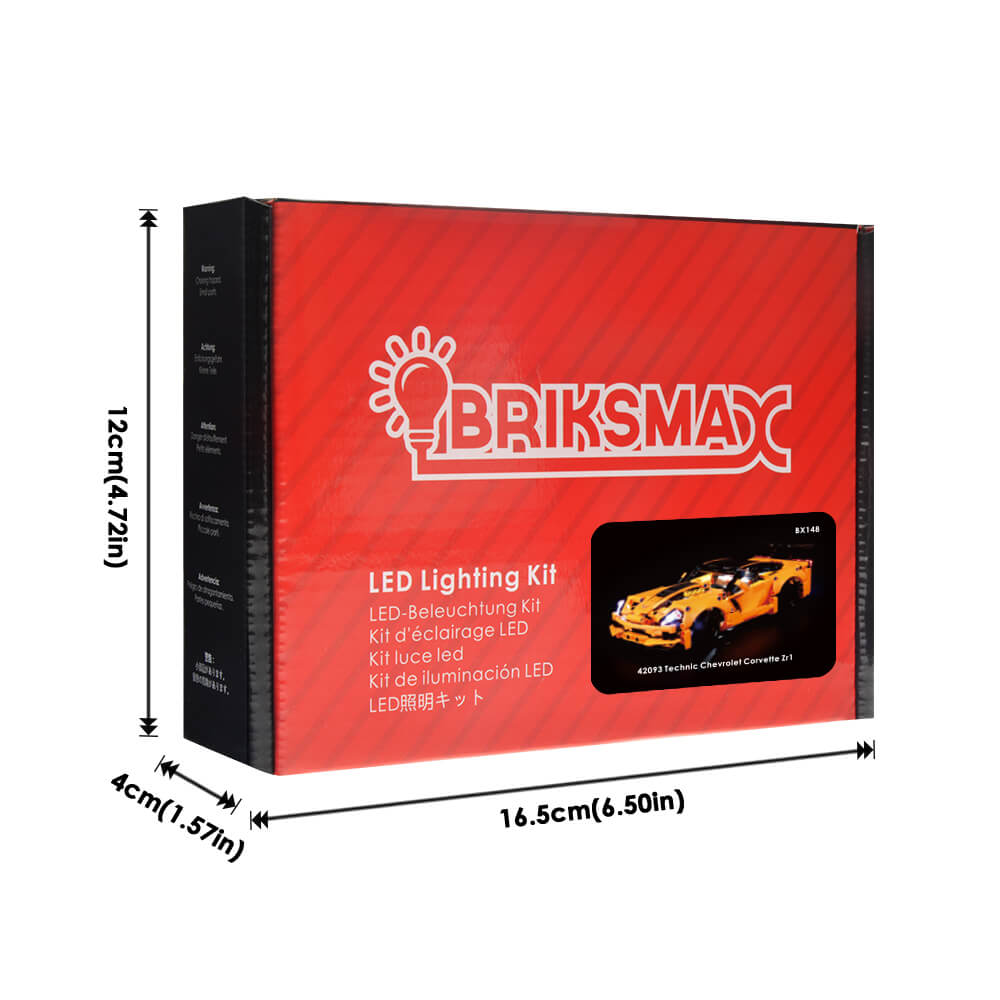Lego Light Kit For Chevrolet Corvette ZR1 42093  BriksMax