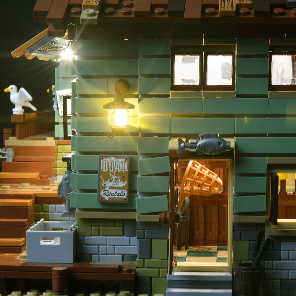 Lego Light Kit For Old Fishing Store 21310  BriksMax