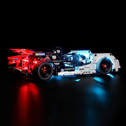 LEGO Technic Formula E Porsche 99X Electric (42137) rear lights 