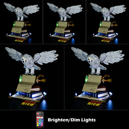 brighten or dim lights of the lego hogwarts icons collectors edition