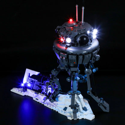 lighting kit for lego star wars imperial probe droid 75306