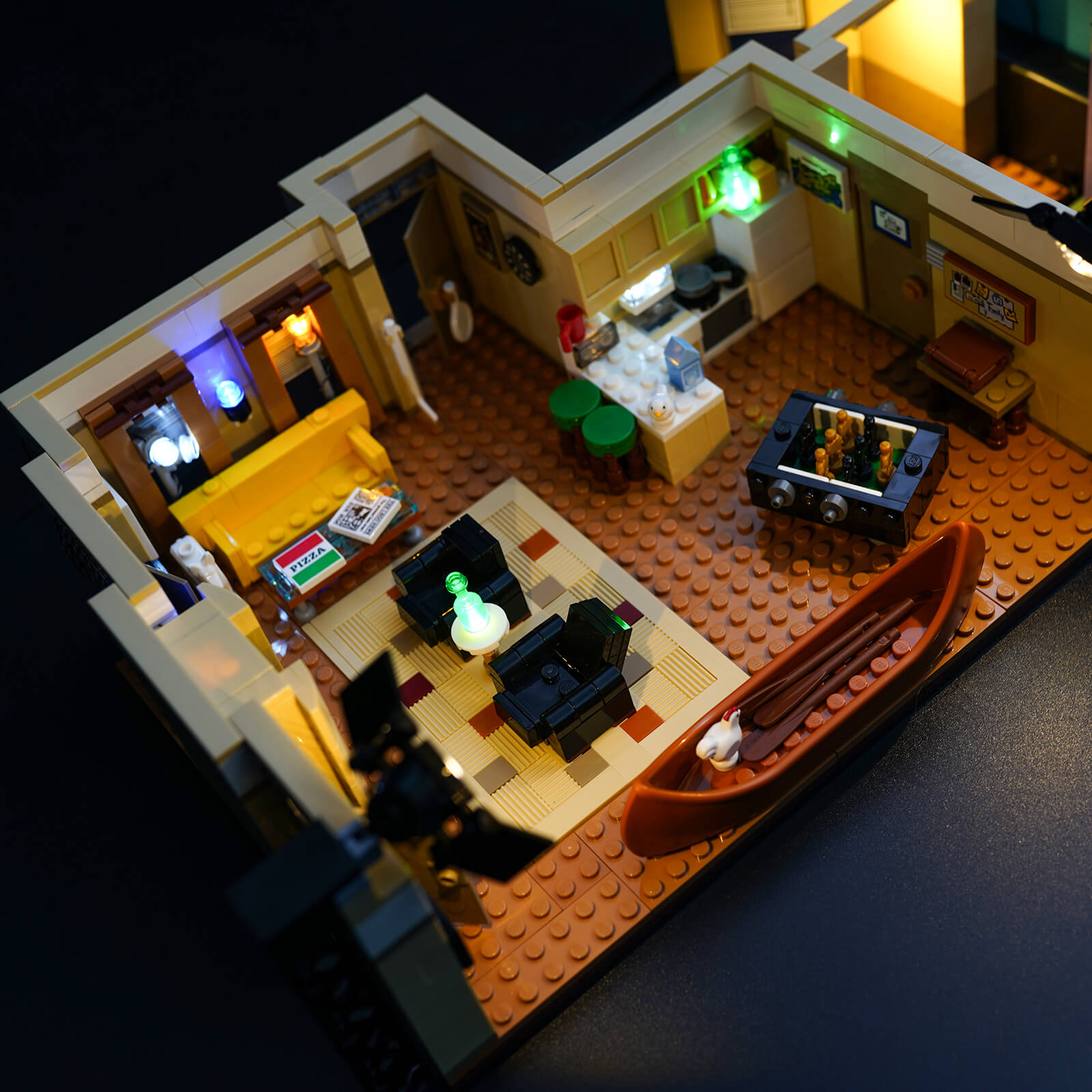 Light Kit For The Friends Apartments 10292(Amazing Night Mode