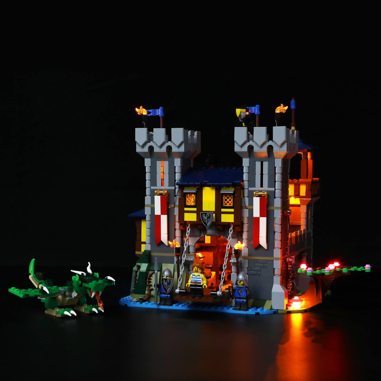 lego creator 3 in 1 medieval castle light kit