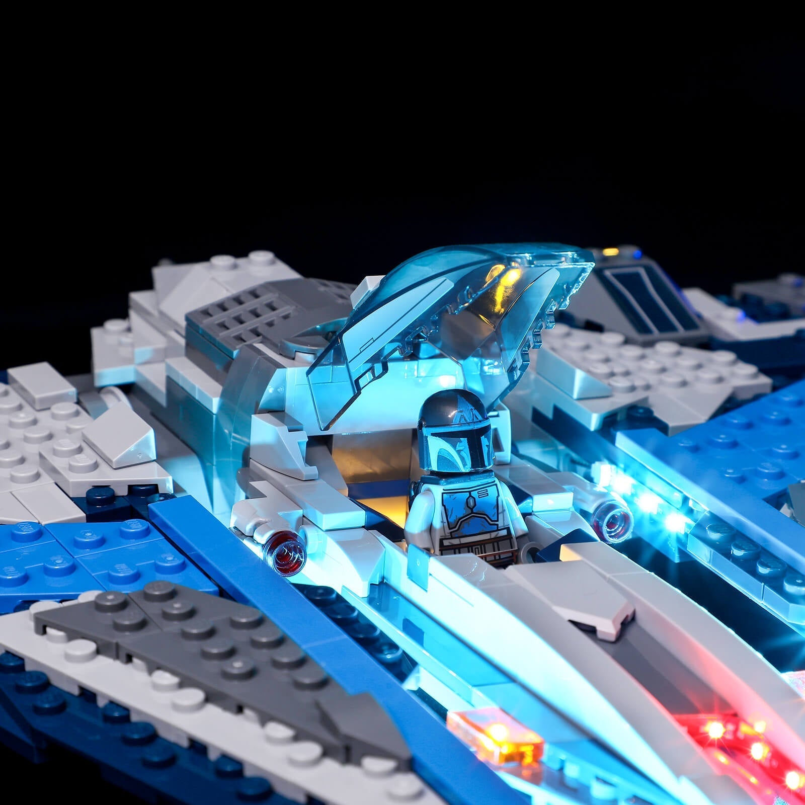 light up lego star wars mandalorian starfighter 