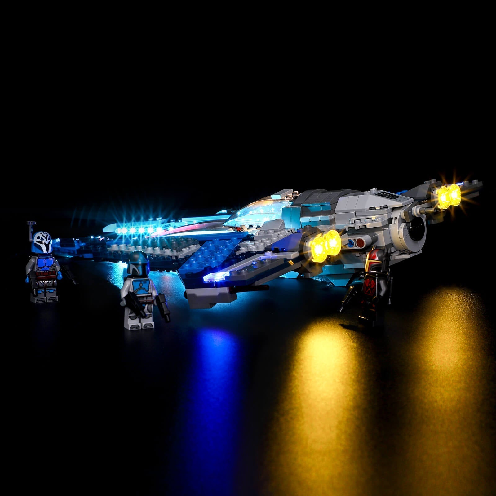 light my brick light kit alternative for 75316 mandalorian starfighter