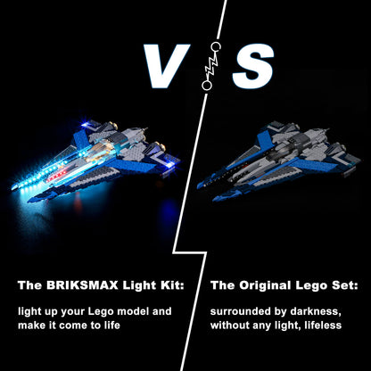 lego star wars mandalorian starfighter night mode