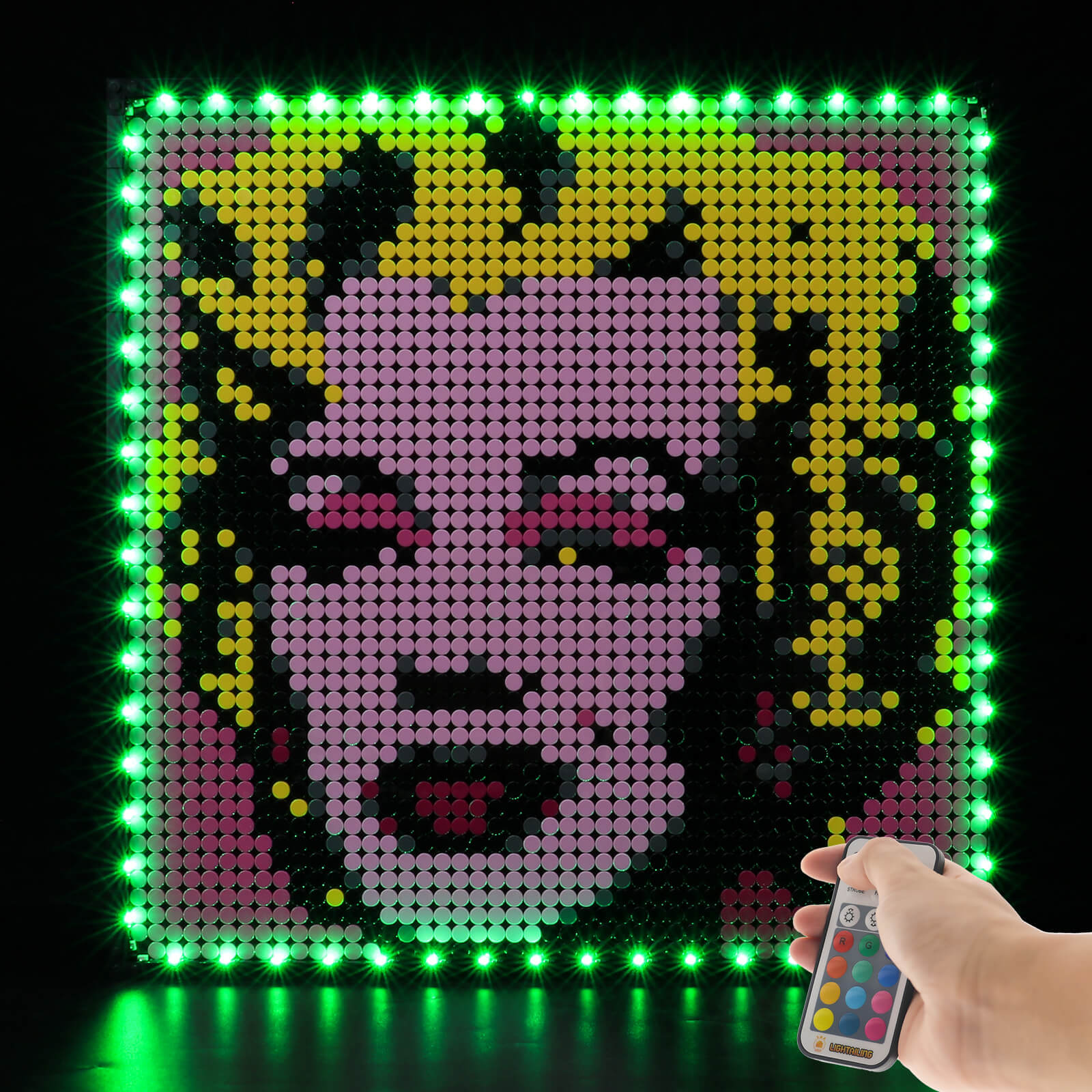 lego andy warhol marilyn monroe lights