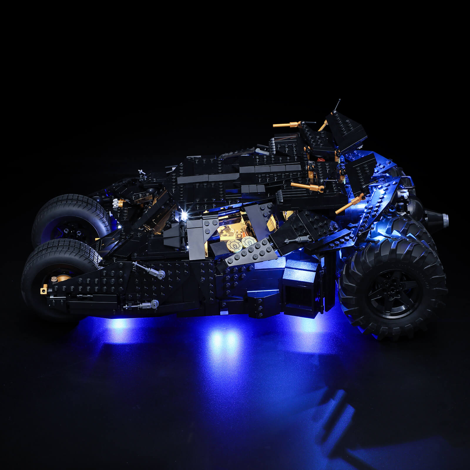 add led lights to batmobile dark knight lego sets