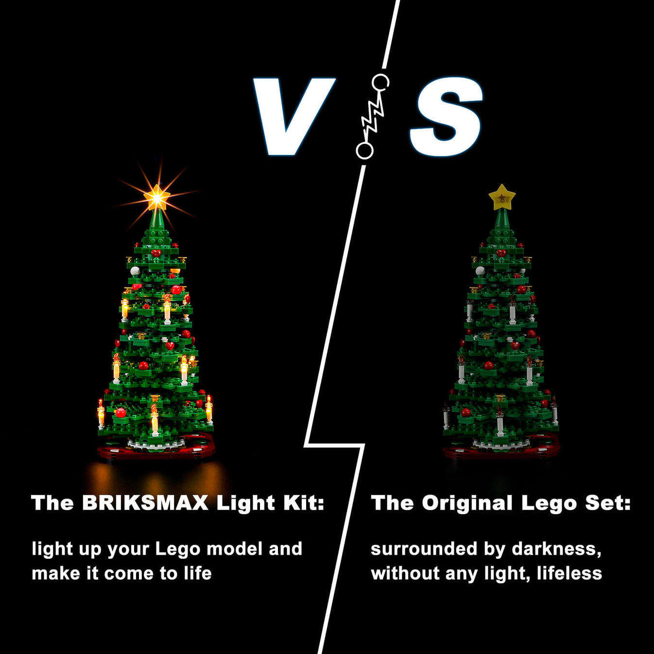 BriksMax Light Kit For Lego Christmas Tree 40573 Briksmax briksmax-light-kit-for-lego-christmas-tree-40573-briksmax