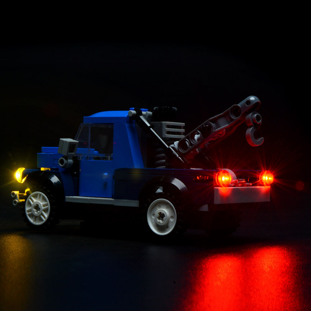 corner garage lego tow truck rear light