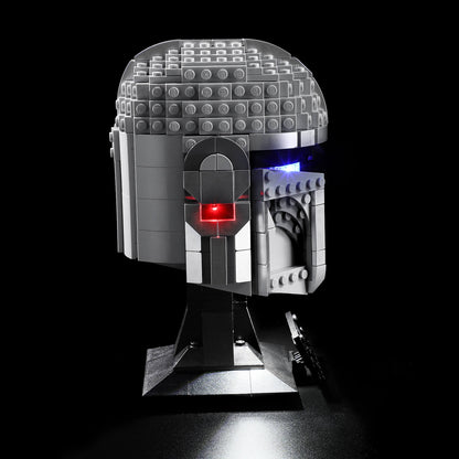 Lego Mandalorian Helmet 75328 lighting system