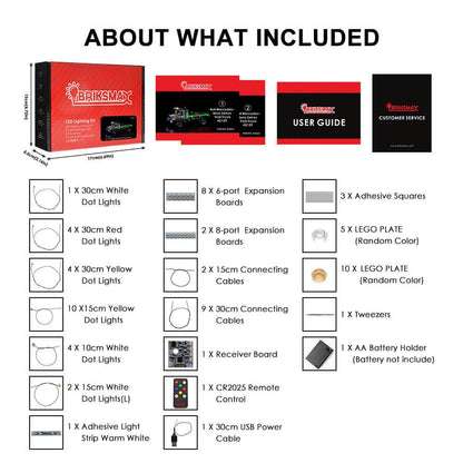 Briksmax light kit for lego technic 42129