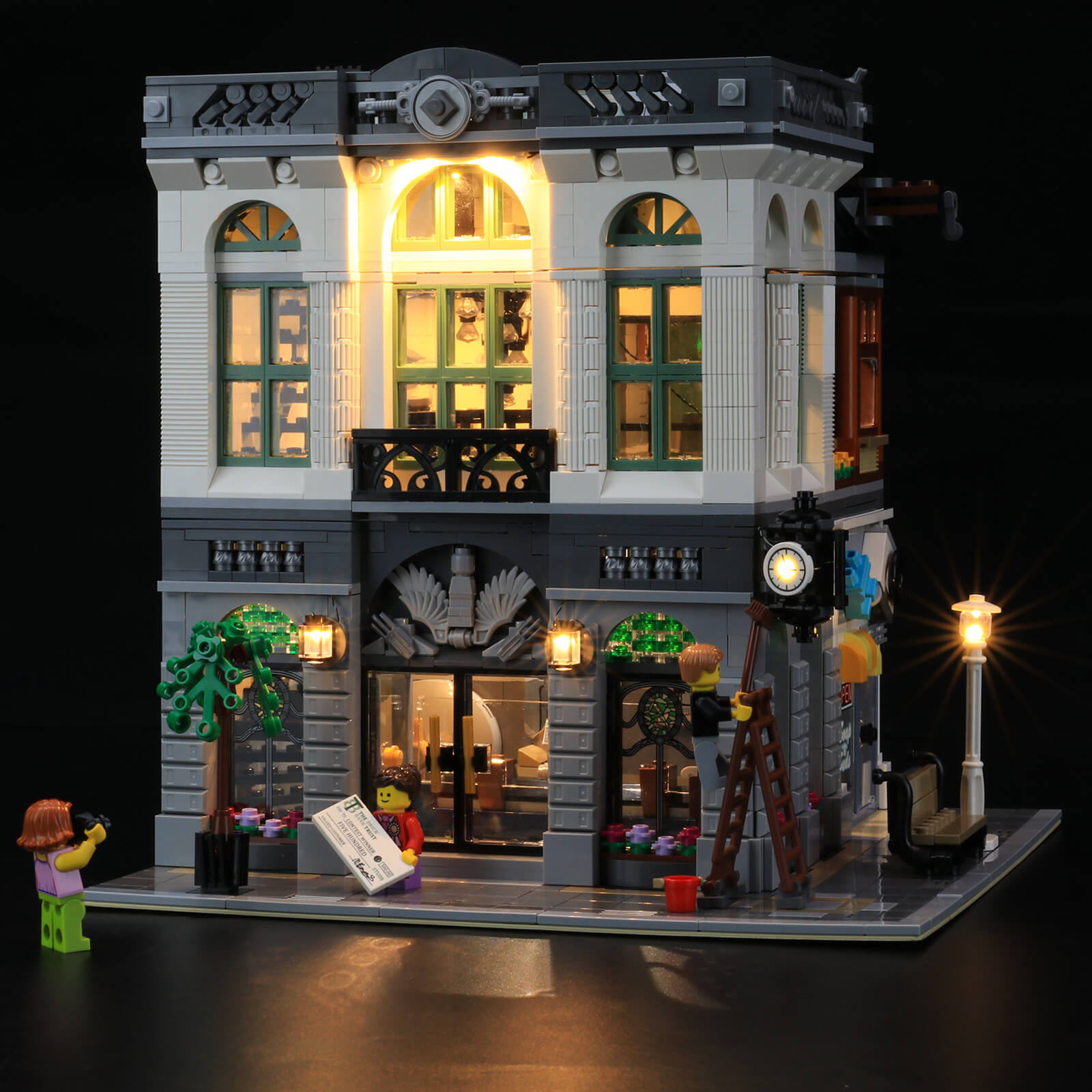 light up lego creator expert brick bank 10251