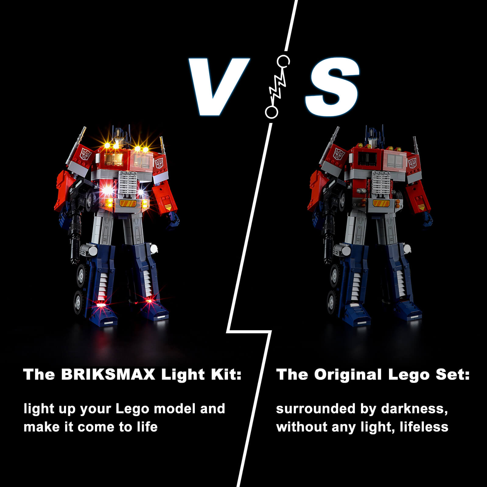 Briksmax Light kit for Icon Optimus Prime 10302 - Main Image