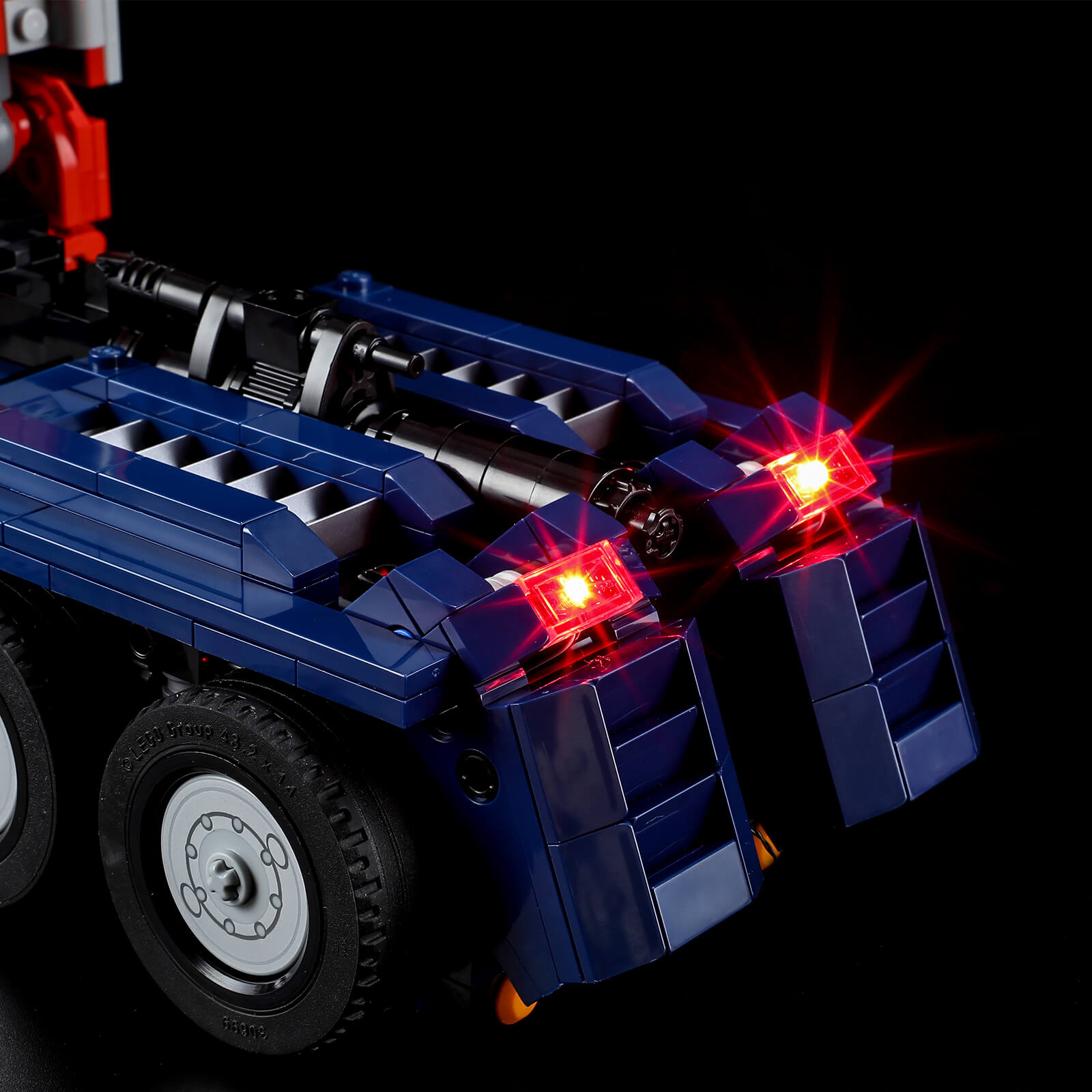 Welkin DC LED Light Kit for Lego Transformers Optimus Prime 10302  Convertible Building Set, USB Connecting Lighting Set Compatible with Lego  10302