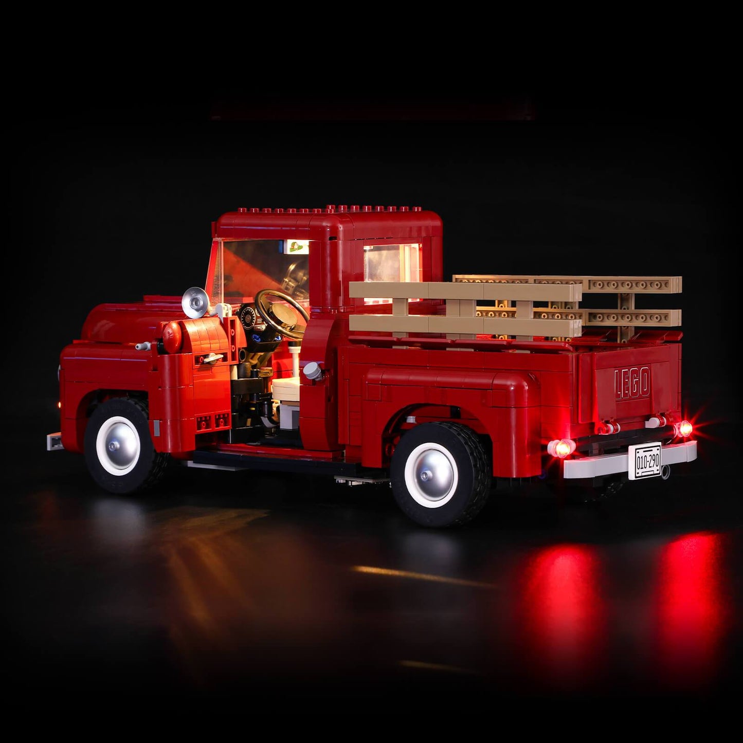 lego pickup truck 10290 lighting system