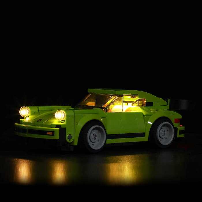 add lights to lego porsche moc