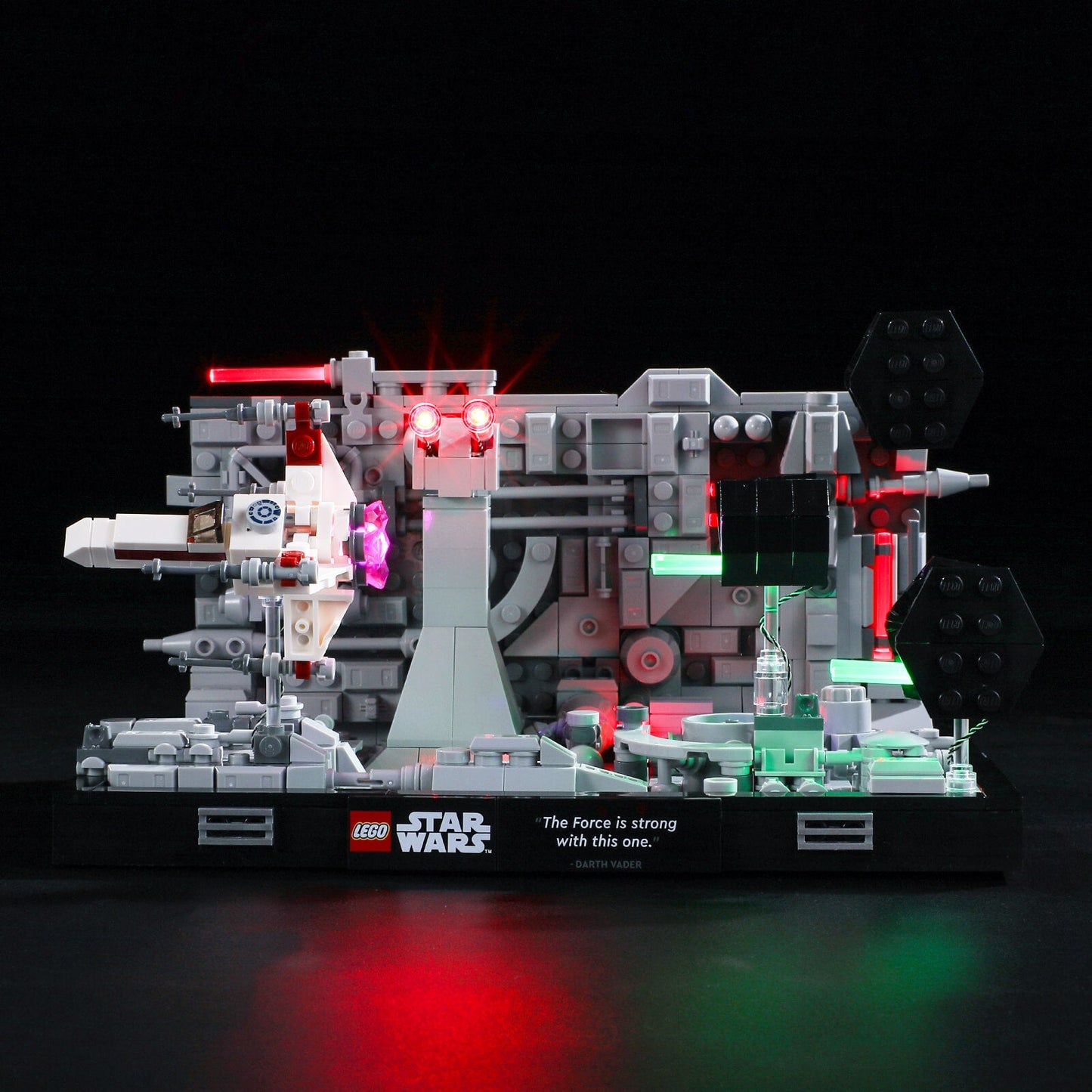 75329 Death Star Trench Run lego lights