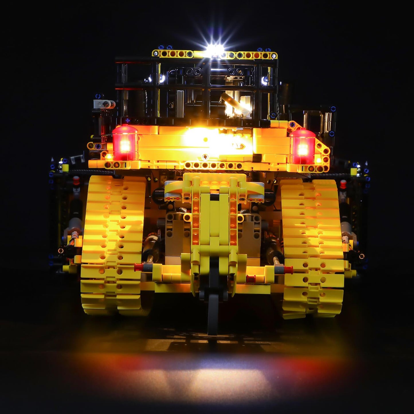 add lights to lego technic cat d11t bulldozer 42131
