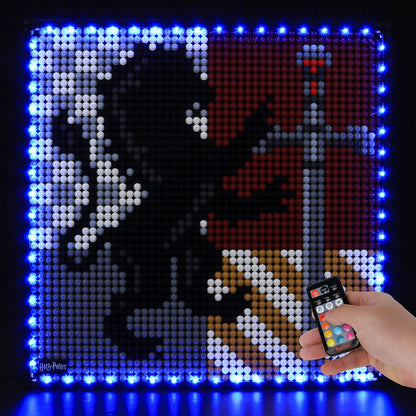 Lego wall art lights