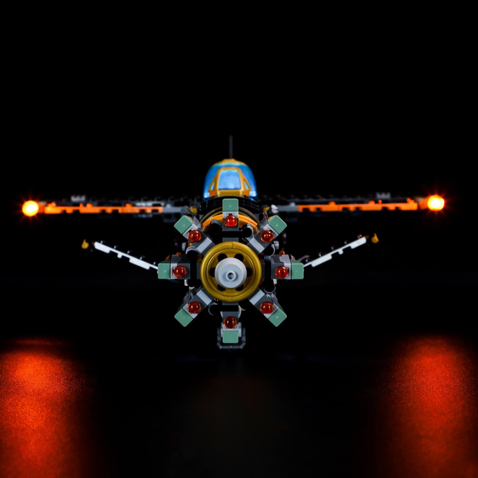 lego ninjago boulder blaster 71736 with lights