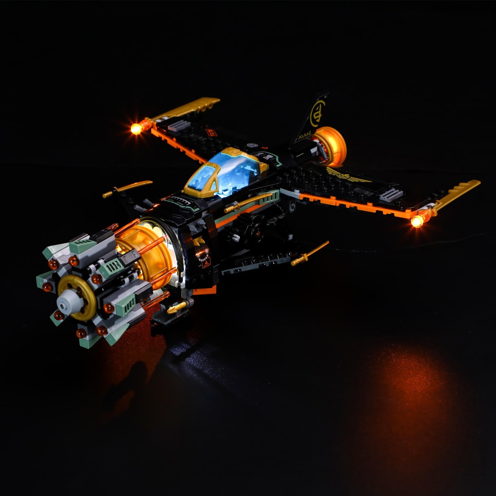 light up lego ninjago boulder blaster 71736