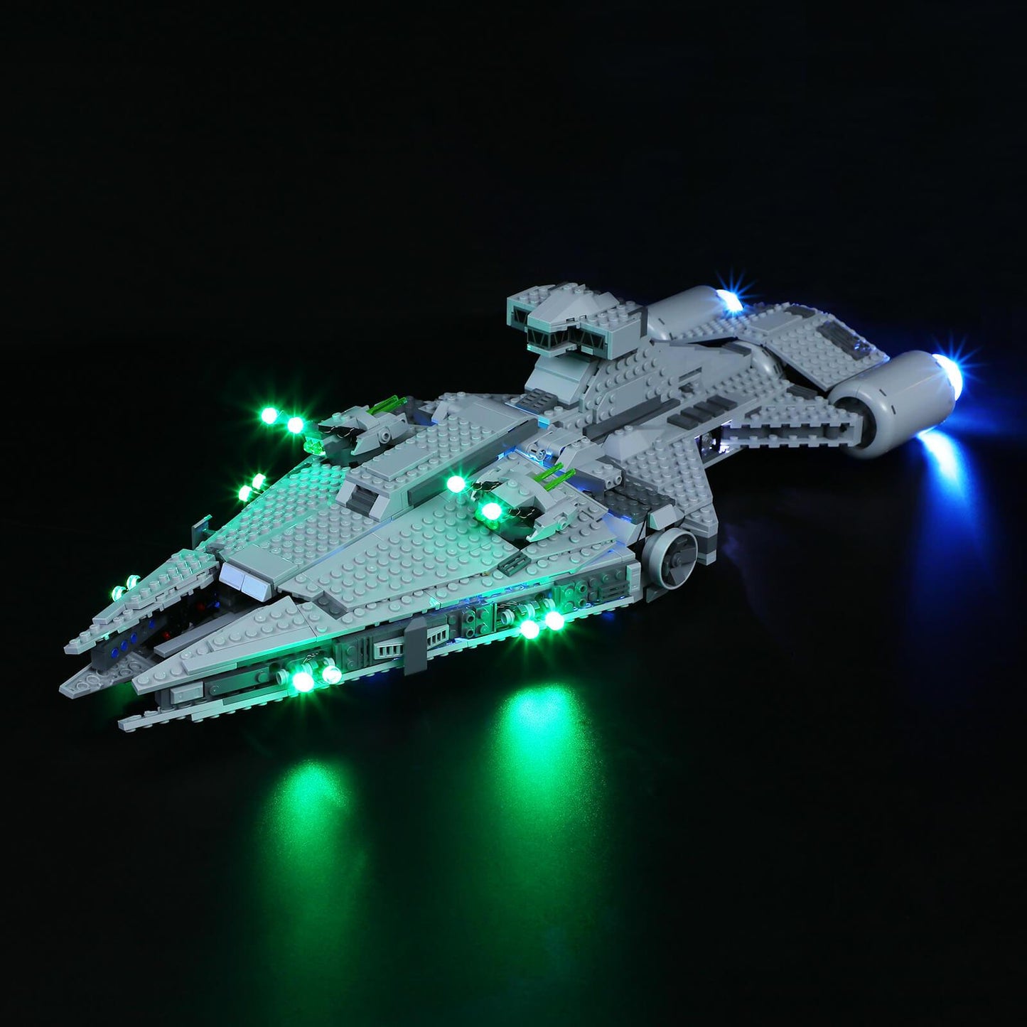 light up moff gideon cruiser lego set