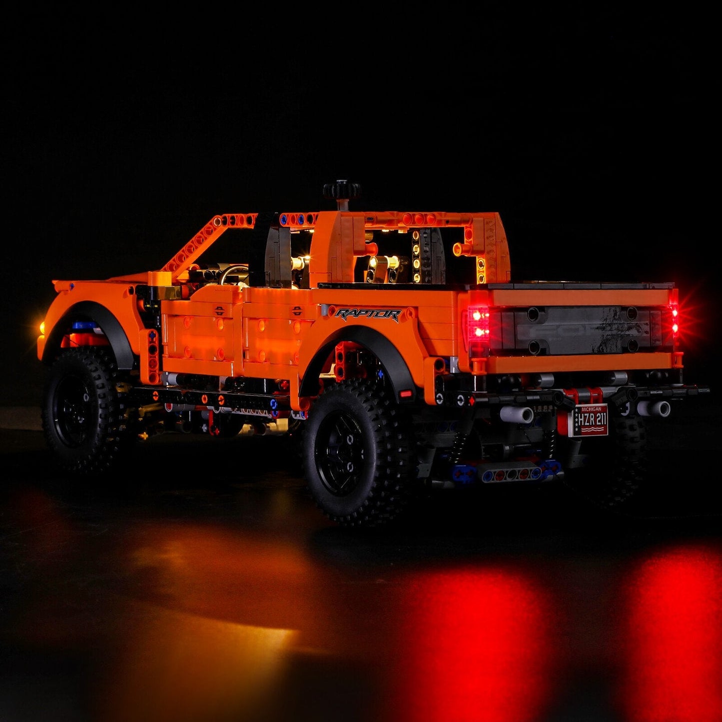 lego technic ford raptor red taillights